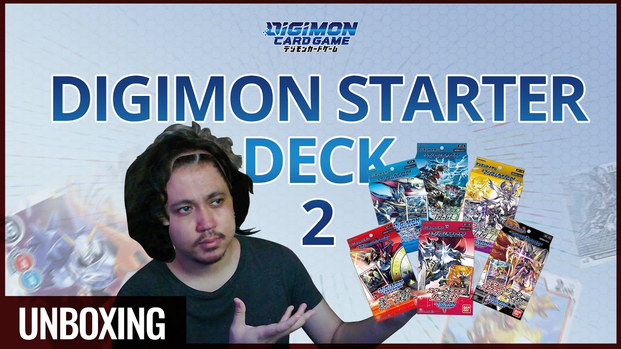 Unboxing Digimon Card Game Starter Decks 2