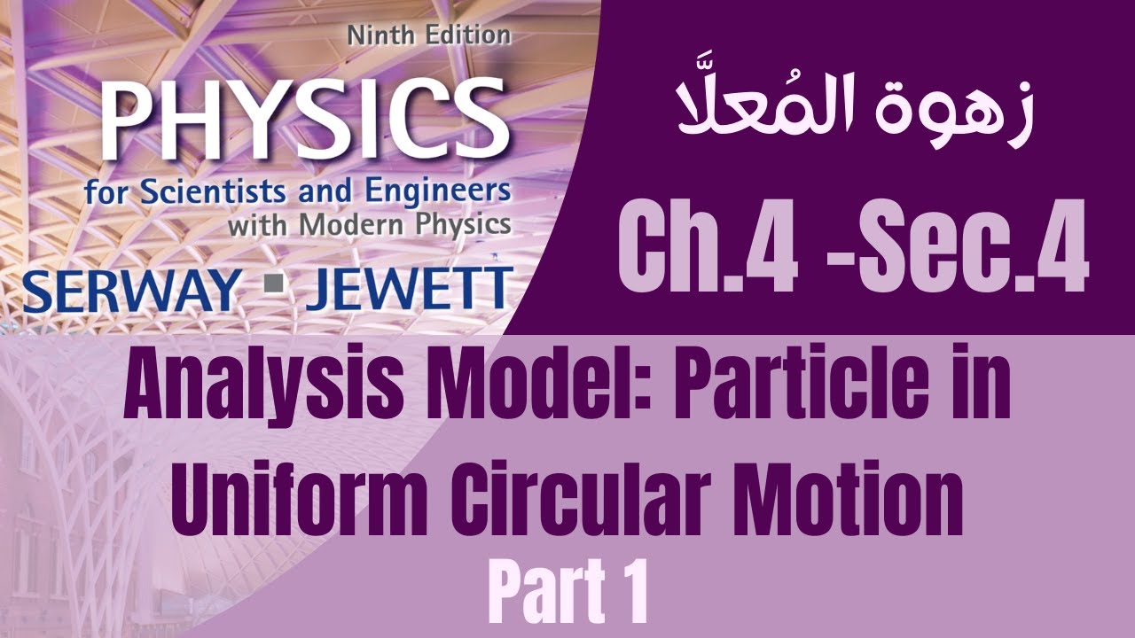 4.4: Analysis Model: Particle in Uniform Circular Motion - Part 1