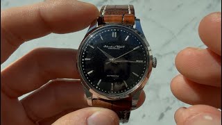 IWC 853 Automatic Black Dial - Pellaton Winding System