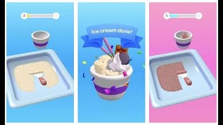 Yuk buat Es Cream Gulung dan dapatkan Uang.Game Android Ice Cream Roll screenshot 1