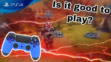 Playing Pixel Gun 3d with a PS4 Controller!!!!
