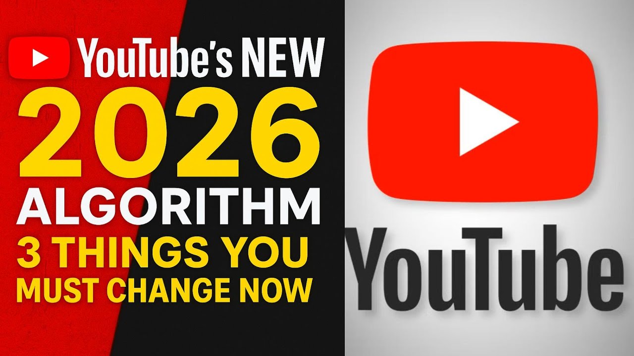 YouTube's NEW 2026 Algorithm | 3 Things You MUST Change Now