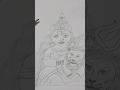 Maa Durga  drawing #pencil sketch #shorts #durga maa #navratri special drawing