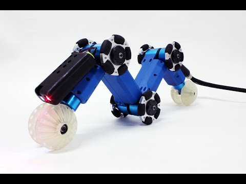 IROS 2016: Articulated Wheeled Pipeline Inspection Robot (AIRo-2.0)