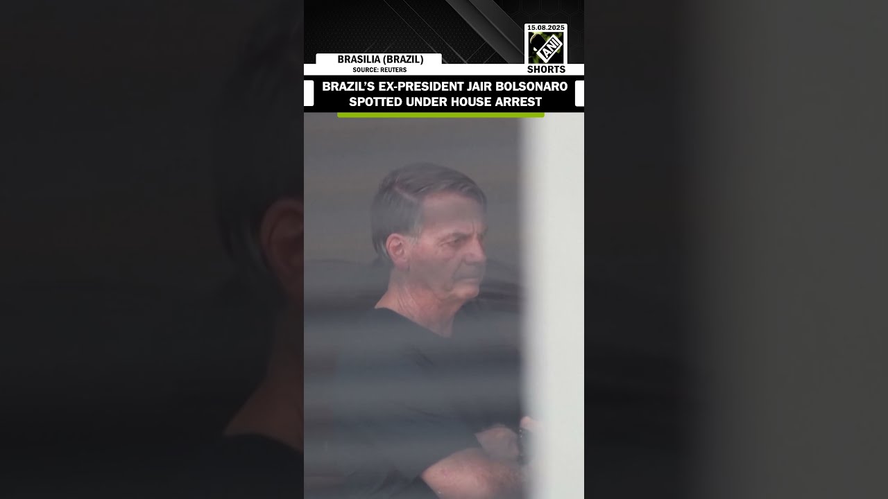Brazil S Ex President Jair Bolsonaro Seen In Bras Lia Under House Arrest Awaiting Trial