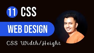 11. CSS Width/Height | CSS/CSS3 Bangla Tutorial | Complete Web Design Course #css #css3 #webdesign