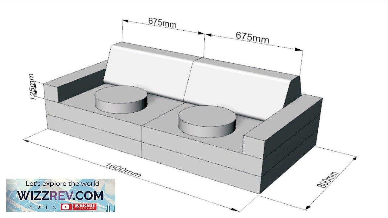 All 4 Kids Roman 10 PCS Play Couch with Farbic Cover Review