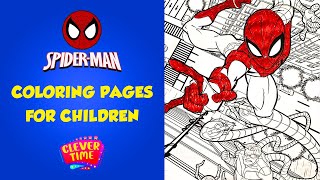 Spider-Man Vs Dr. Octopus Coloring Pages Learn Colors