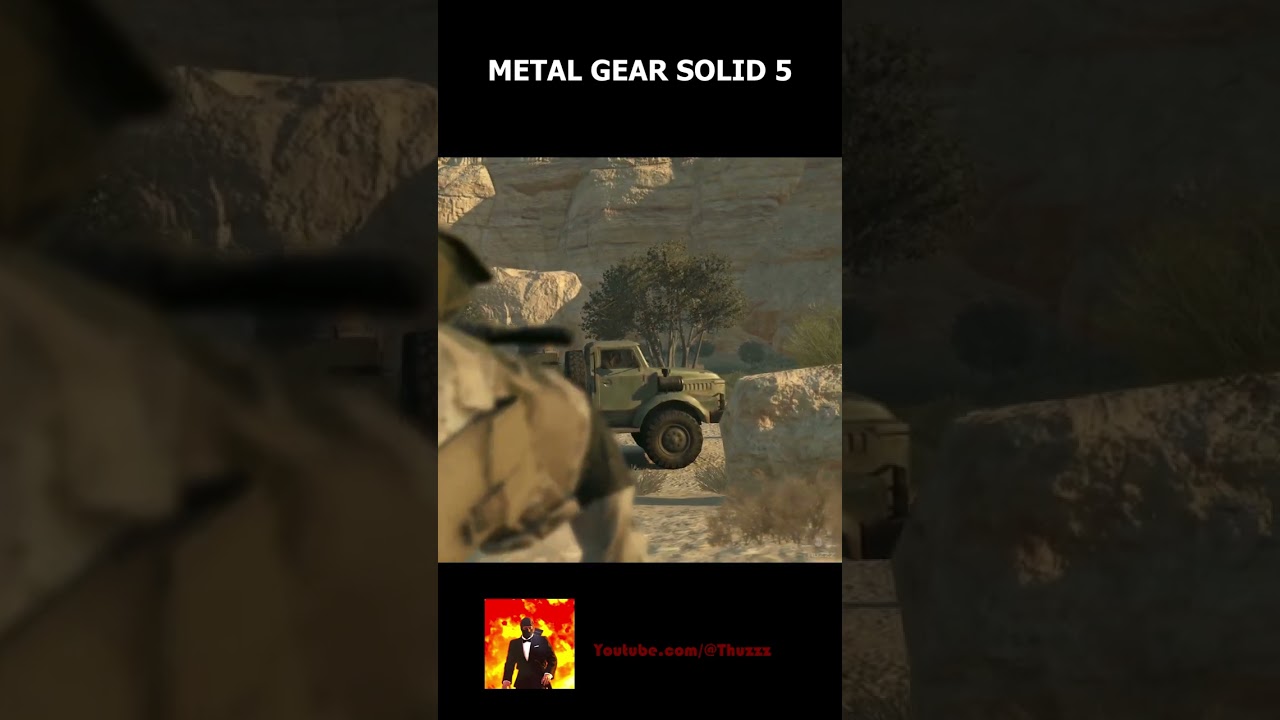 Deadly Sniper | Double kill | No scope | No reticle 😲 #metalgearsolid5