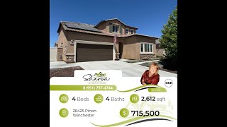 Check out my listing Address: 28425 Pinon Winchester, CA 92596