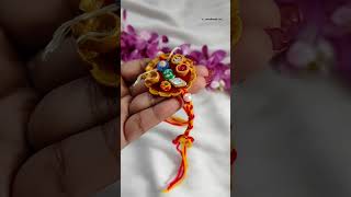 How To Make Miniature Clay Rakhi Clay Rakhi Food Rakhi