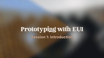 Prototyping with Elastic UI - Kibana Skeleton Session 1 - Introduction