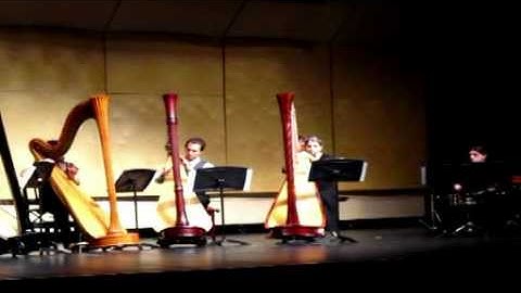 Harp Quartet in Concert Joplin The Entertainer.mov