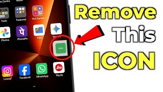 How to Remove Accessibility Icon | How To Remove 3 Dot Icon On Android Phone