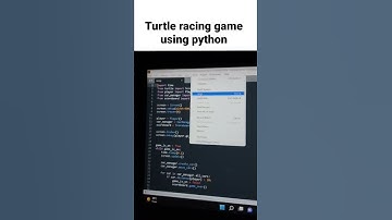 Turtle racing game using python#programming #python #shorts #coding #coding