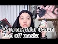 #sabimuslimka 😍qora maska “peel off” qora nuqtalarga qarshi🗿