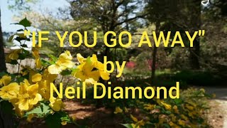 Video thumbnail of "IF YOU GO AWAY ( w/ lyrics) by NEIL DIAMOND #NeilDiamond #IfYouGoAway"