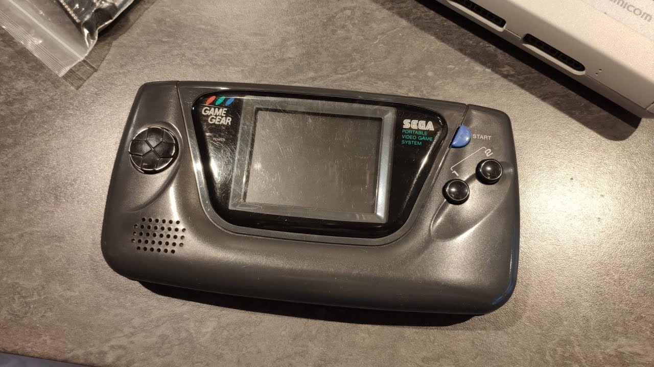 Vitre De Remplacement Noire Pour Sega Game Gear - Écran De Protection, Neuf, Compatible Toutes GG