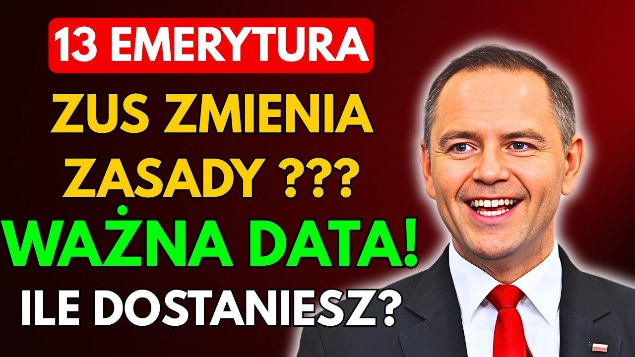 13 Emerytura 2026 – Kiedy Wypłata? Kto Dostanie? ZUS Ujawnia Zasady i Terminy