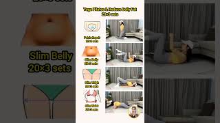 Yoga Pilates-Reduce Belly Fat fitness weightloss exercise