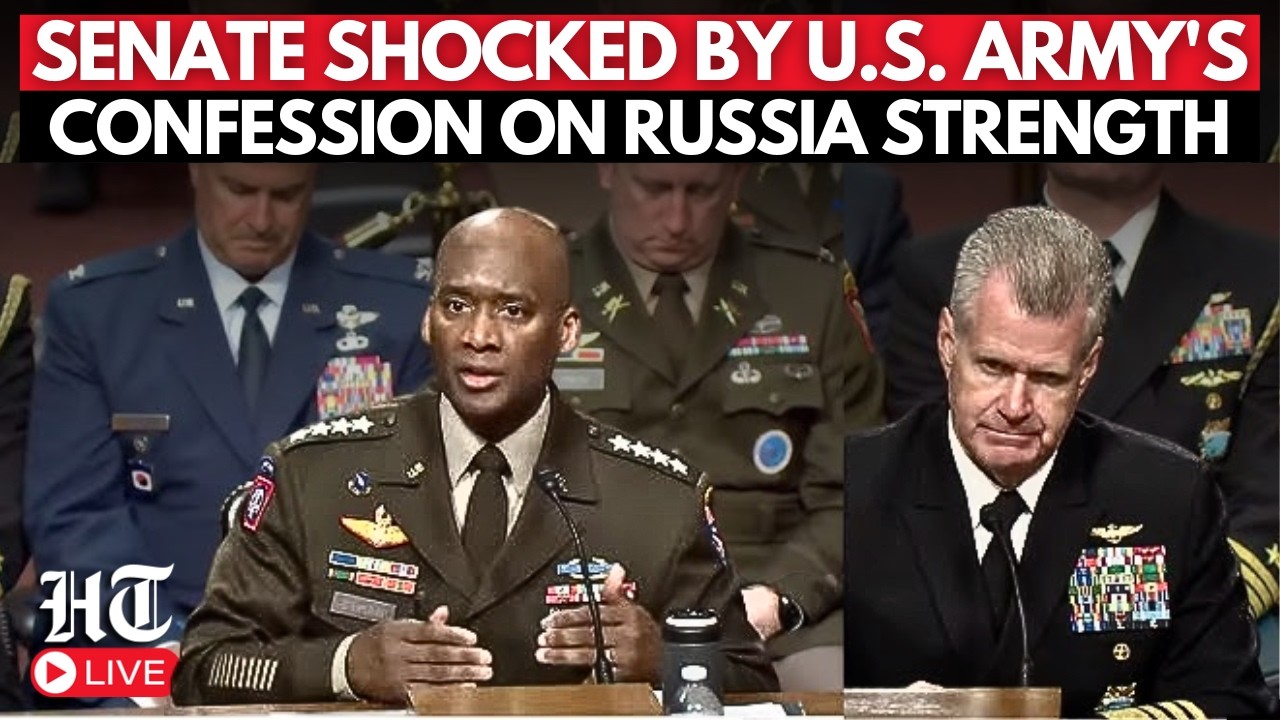 Senate Hearing LIVE: US Commanders' Shocking Confession On Russian Army Strength| Trump| Putin