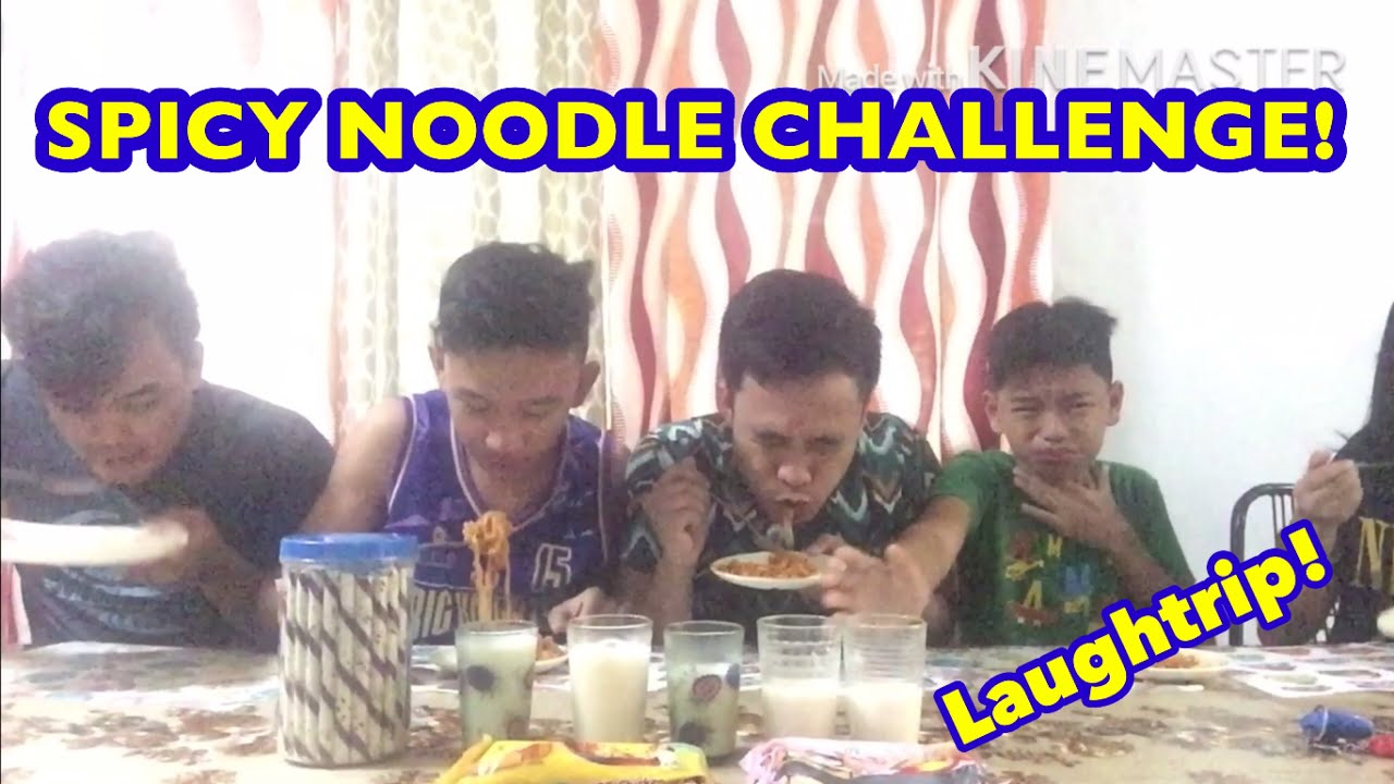Spicy Noodle Challenge! (Sobrang laptrip toohh! 🤪😊) | Ryan GV