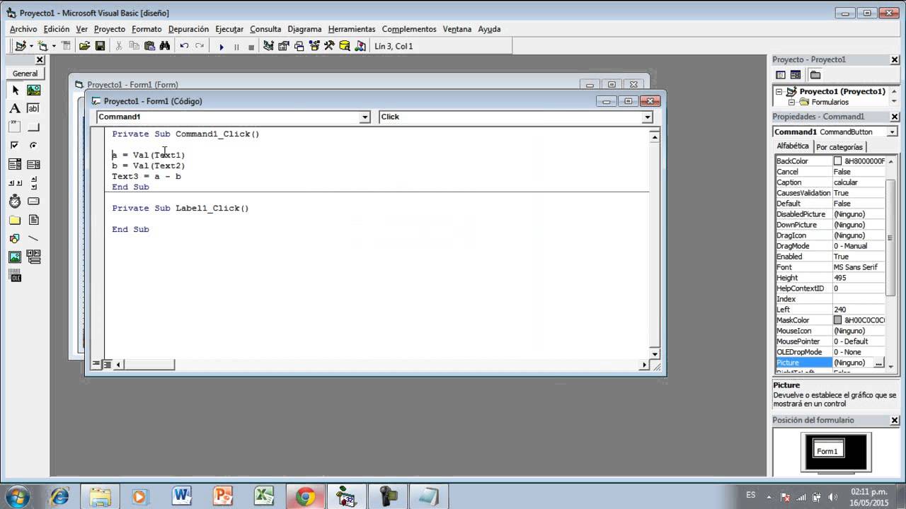 visual basic resta - YouTube