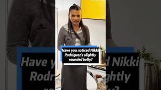 Have you noticed NikkiRodriguezs slightlyrounded belly?#celebrity #trending