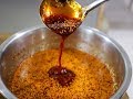 红油这样做才香醇，3种不同辣椒混合使用，在家也能做出川厨水平