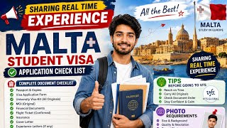 Malta Student Visa VFS Checklist (2026) | Real-Time VFS Submission Experience 🇲🇹