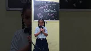 loyalty is the pledge of truth to oneself and others.…#shabina#pledge#participating # 3rd standard..