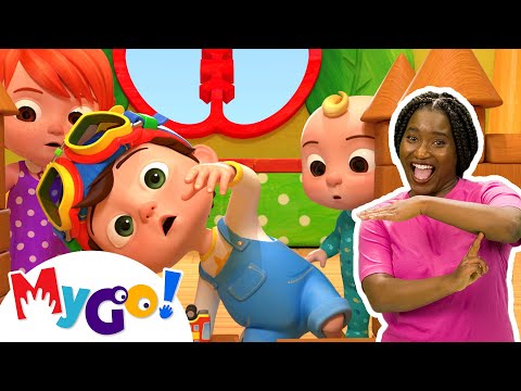 London Bridge is Falling Down | MyGo! Sign Language For Kids | CoComelon - Nursery Rhymes | ASL