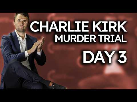 Charlie Kirk Murder Trial - UT v Tyler Robinson - Pre-Trial Day 3