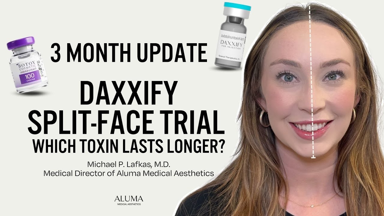 Does Daxxify Last Longer? Daxxify Split Face Study 3 Month Update