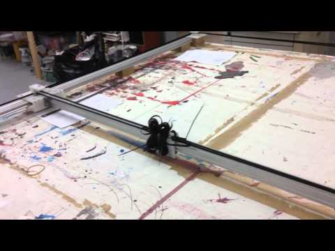prototype plotter first run 2