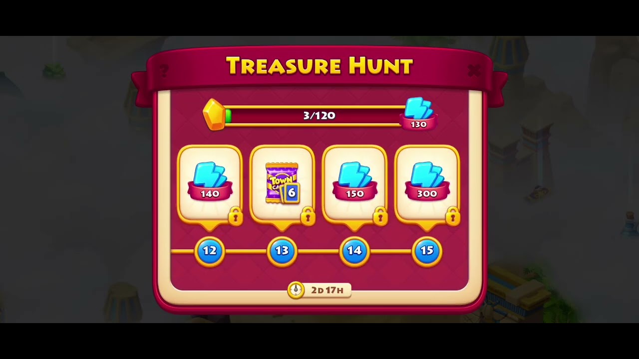 Township Bastet's Treasure Event stage 1 completed 