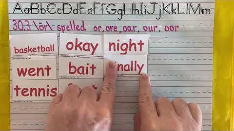 30 3 :or: spelled or, ore, oar, our, oor