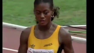 Women's 200m heats - Barcelona 1992
