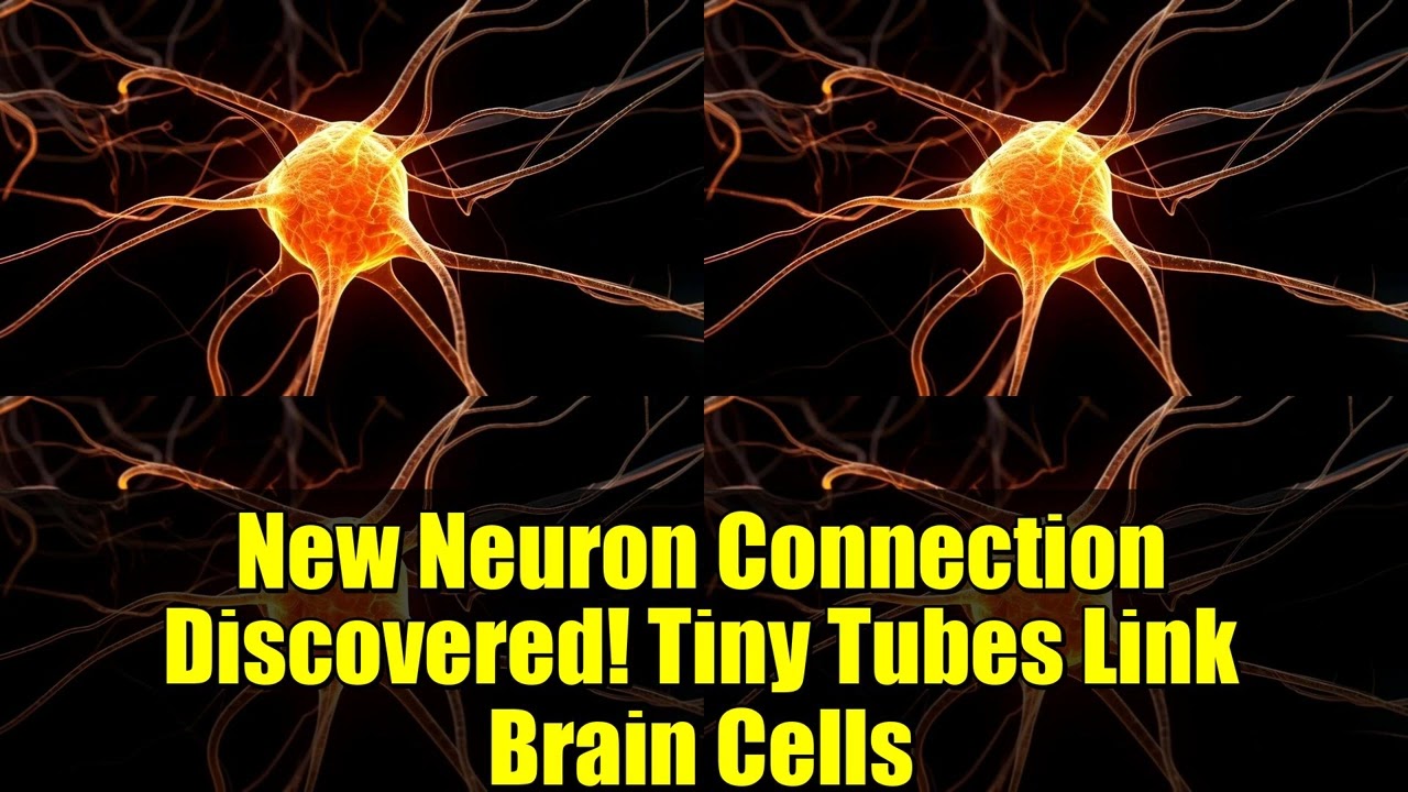 Обнаружена новая нейронная связь! Крошечные трубочки связывают клетки мозга