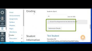 Canvas Electronic Gradebook set up