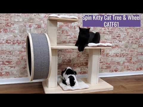 Spin Kitty Cat Tree with Wheel - CATF61