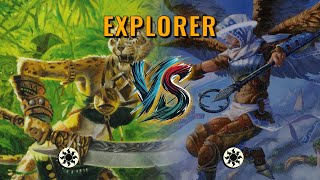 MTG Explorer - Mono White Aggro by Khat VS Mono White Midrange by Tharkell
