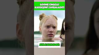 GÖRME ENGELLİ KARDEŞİNİ ZORBALADI! 👩🦯