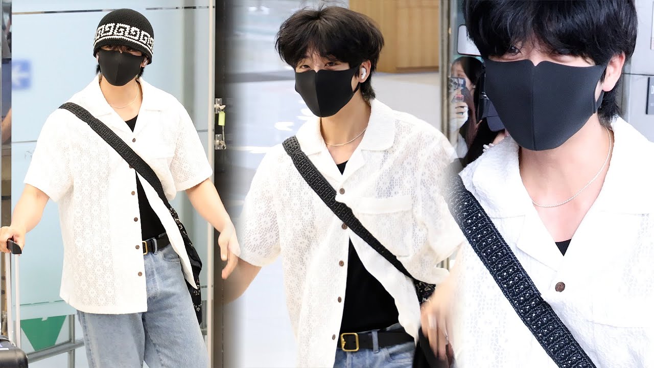 채종협(CHAE JONG HYEOP) 입국 ‘꾸벅꾸벅 인사하다 머리 부딪힌 배우님’ Arrival | 김포공항 • 240813