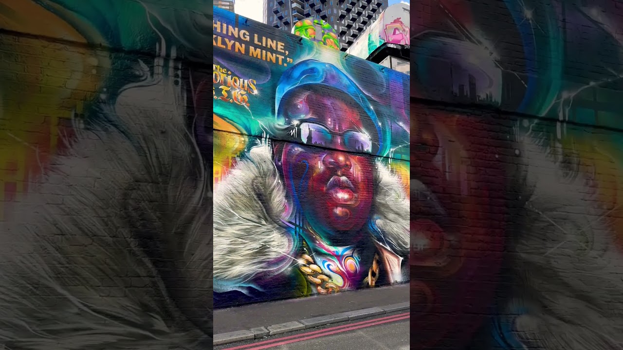 Did you know there is a  Notorious B.I.G mural in London? 