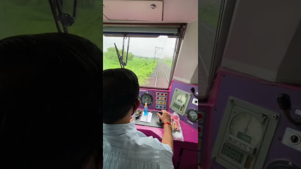 Loco pilot on working #superfast  #vandebharatexpress #localtrain #rajdhani #mumbailocal #train