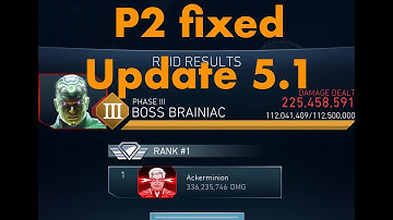 Update 5.1 KoA still kill P1 + P2 | Injustice 2 Mobile