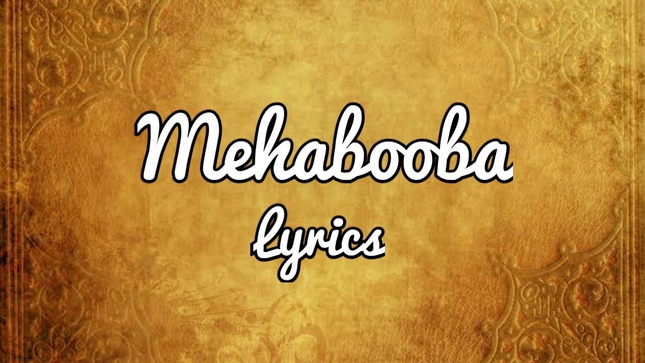 Mehabooba Tamil Lyrics ( KGF CHAPTER 2 ) Yash ,Srinidhi Shetty YouTube