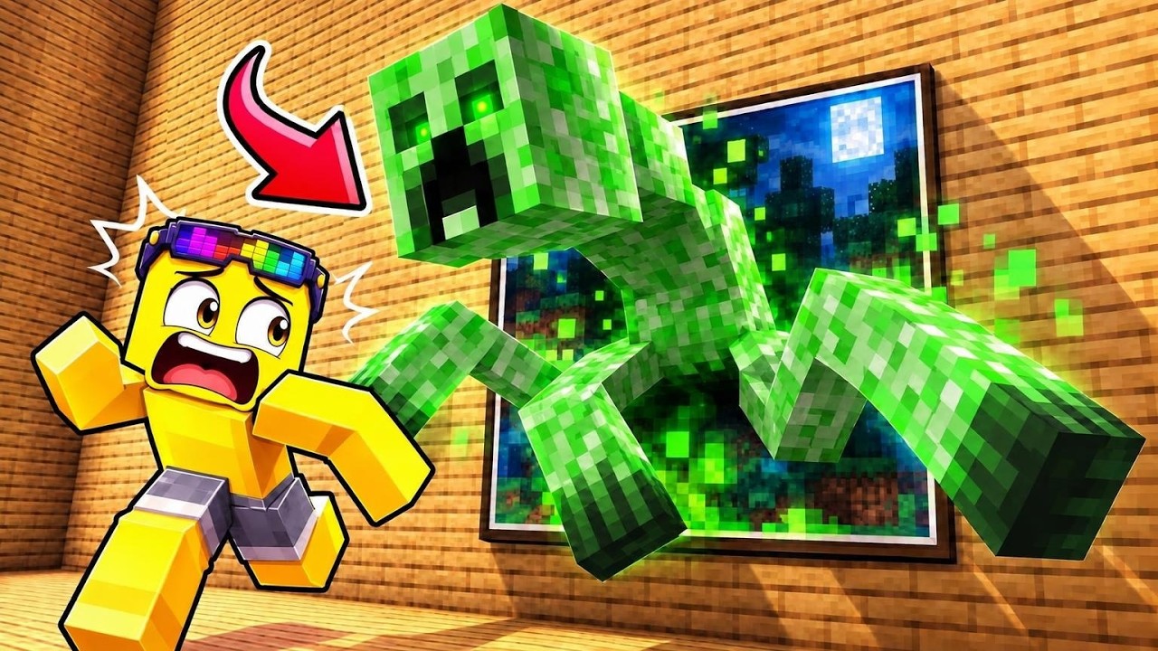 Making Minecraft Paintings Come to Life to Troll Sunny