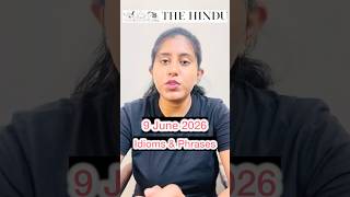 The Hindu Idioms & Phrases~ by Annu Prajapati Ma’am// #thehindu #thehinduvocabulary #academicrankers